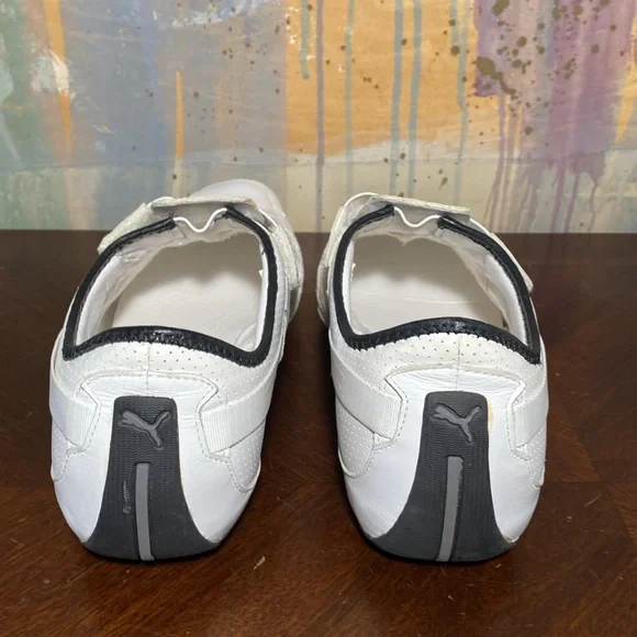 Puma Vedano Perf Leather Running Driver Shoes Mens 11